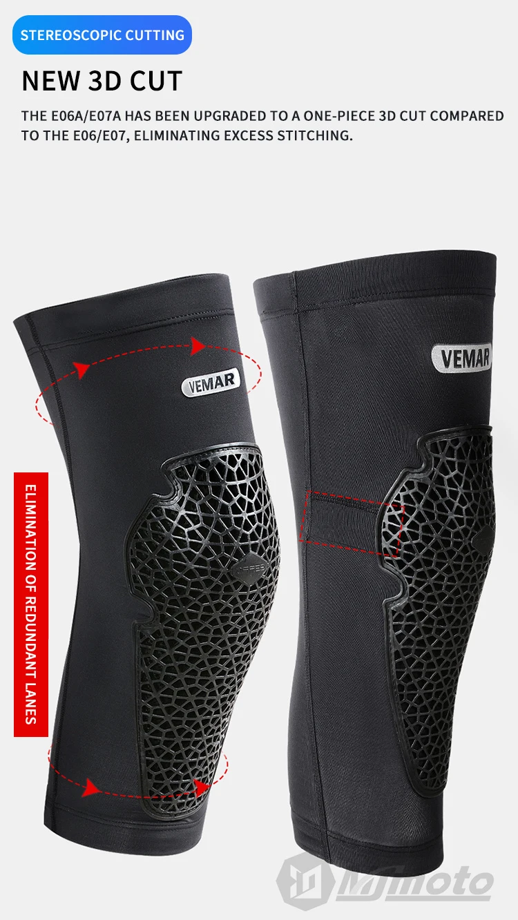 Sommer Atmungsaktive Motorrad Knieschoner Männer Schnell trocknende Motocross Ellenbogenschützer Anti-herbst BMX DH ATV MTB Motorrad Schutz Getriebe – Detail 9