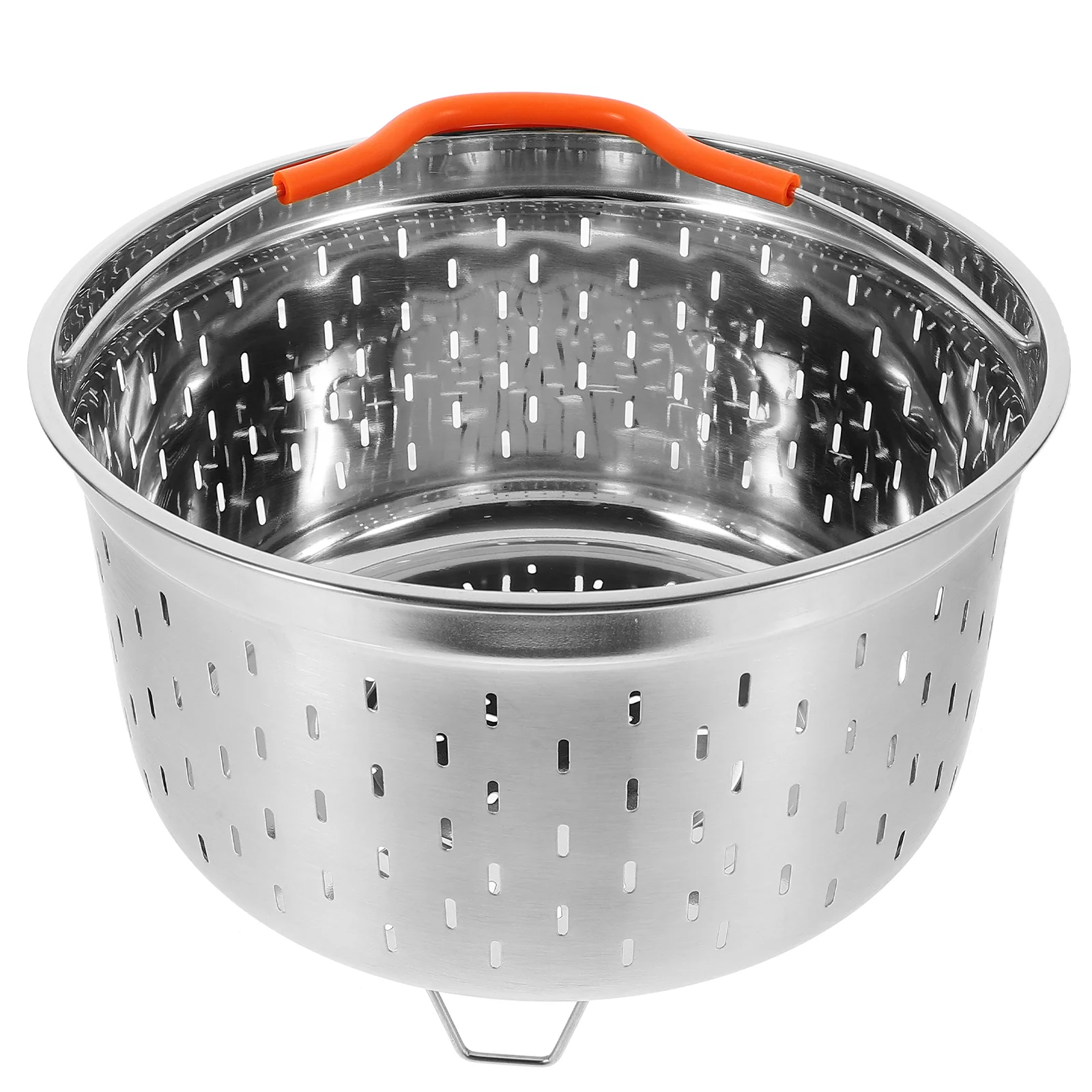 

Multi-function Steamer Rack Stainless Steel Steaming Basket Handheld Steamer Rack Food Steamer