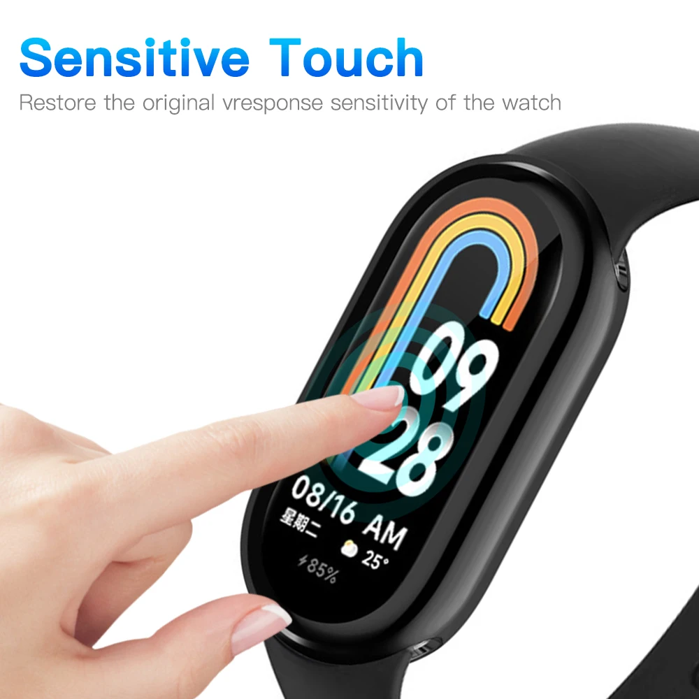 All-Around Soft TPU Protective Bumper Case for Fitness Tracker Screen