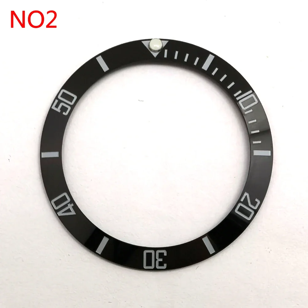 38mm Watch Ring Ceramic Bezel Insert For 40mm Watch Case Accessories Inner diameter 30.5mm