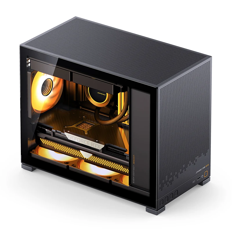 JONSBO D32 Chassis STD Standard Edition Black Support MATX Motherboards Long Graphics Cards 240 Water Cooling Computer Cases pc case,pc chassis,computer chassis frame