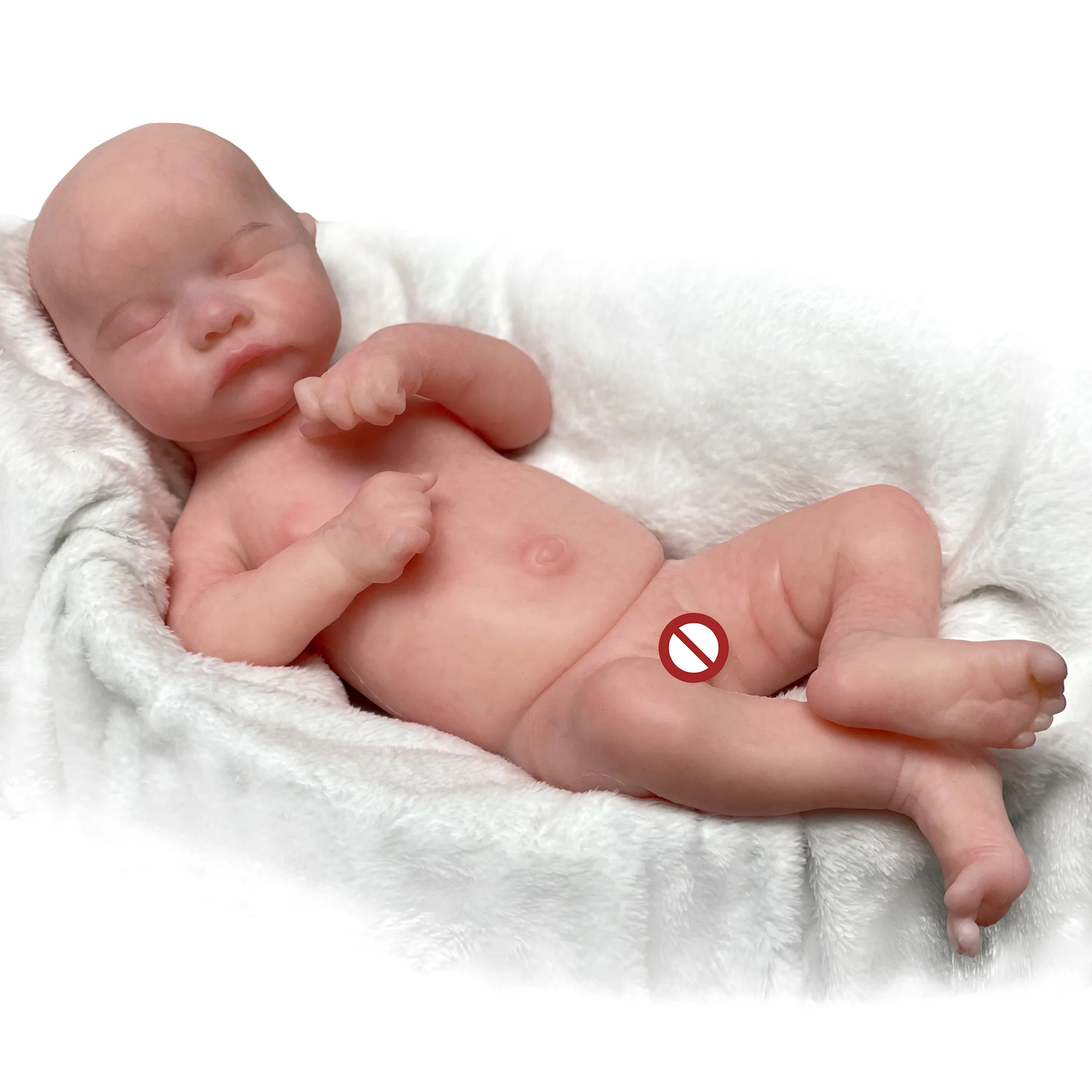 Bebe Reborn 18 Full Solid Silicone Reborn Doll Twins A&B Handmade Painted  Sleeping Baby Doll Boneca