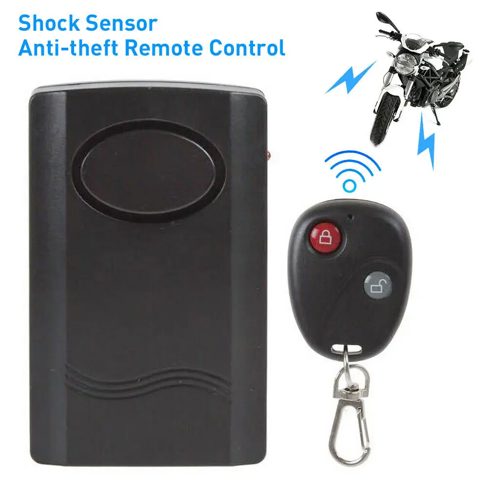 120db 9V Motorcycle Motorbike Scooter Security Alarm Anti Theft With Remote