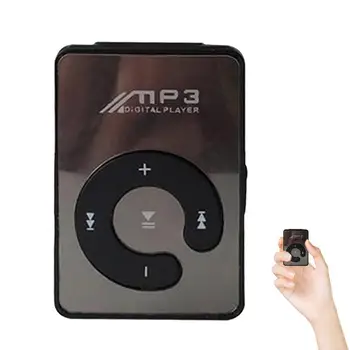 컬러 클램프 미니 MP3 플레이어, 8GB TF 카드 지원, USB 케이블 및 이어폰, 휴대용 고품질 및 신제품
