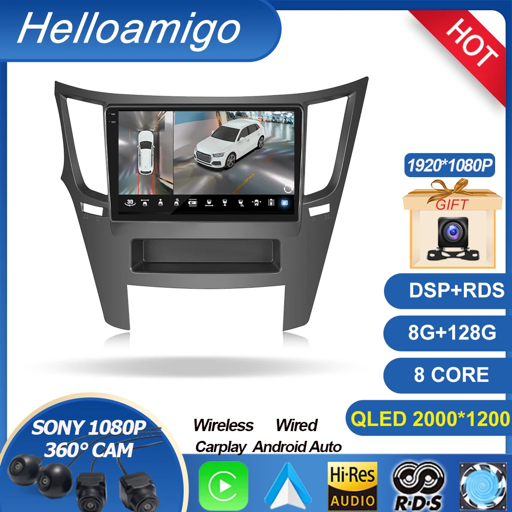 

For Subaru Outback 4 Legacy 5 2009-2014 DSP Car Radio Android Multimedia Video Player Navigation GPS 2din DVD Head Unit