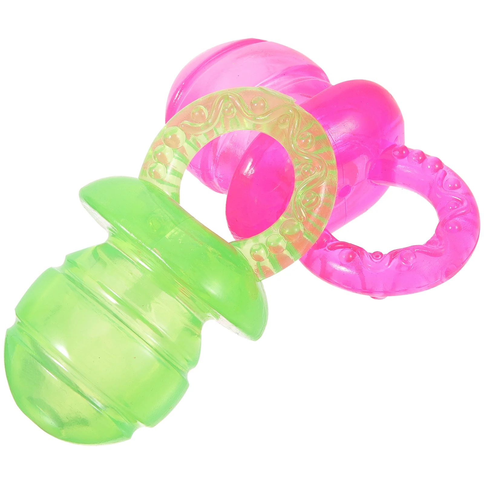 

2pcs Pet Teether Chew Toy Colorful Teething Toy Interactive Toy Dog Teething Tool