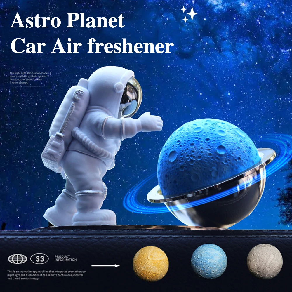 

Car Air Freshener Astronaut Ornaments Star Fragrance Refill Interior Accessories Perfume Supplies Flavoring Diffuser Decorations