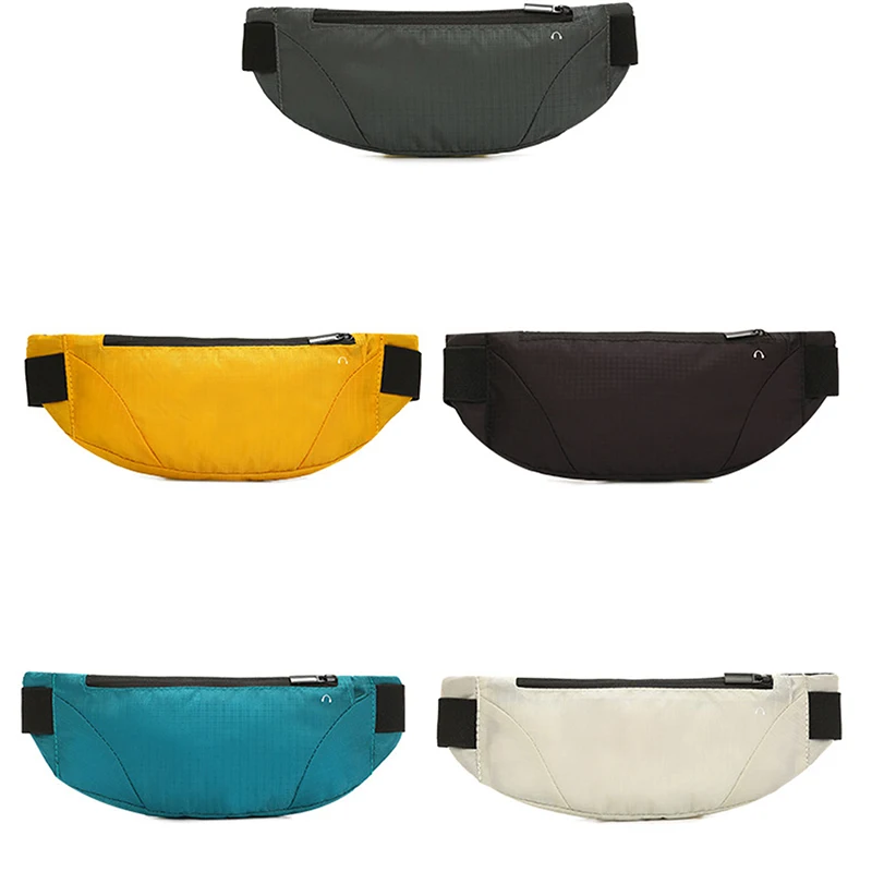 

Men Women Waist Bag Casual Fanny Pack Purse Large Phone Bag Pouch Polyester Outdoor Travel Phone Bag Banana Bags 2023 Fashion