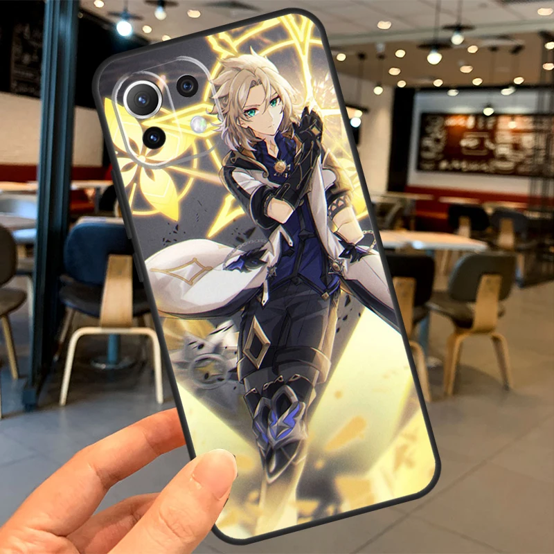 Albedo Genshin Impact Themed Smartphone Protective Case