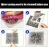 30pcs Disposable Shower Drain Cover Hair Catcher Shower Drain Mesh Sticker Sewer Filter Screen for Bathroom Laundry Bathtub Sink 5