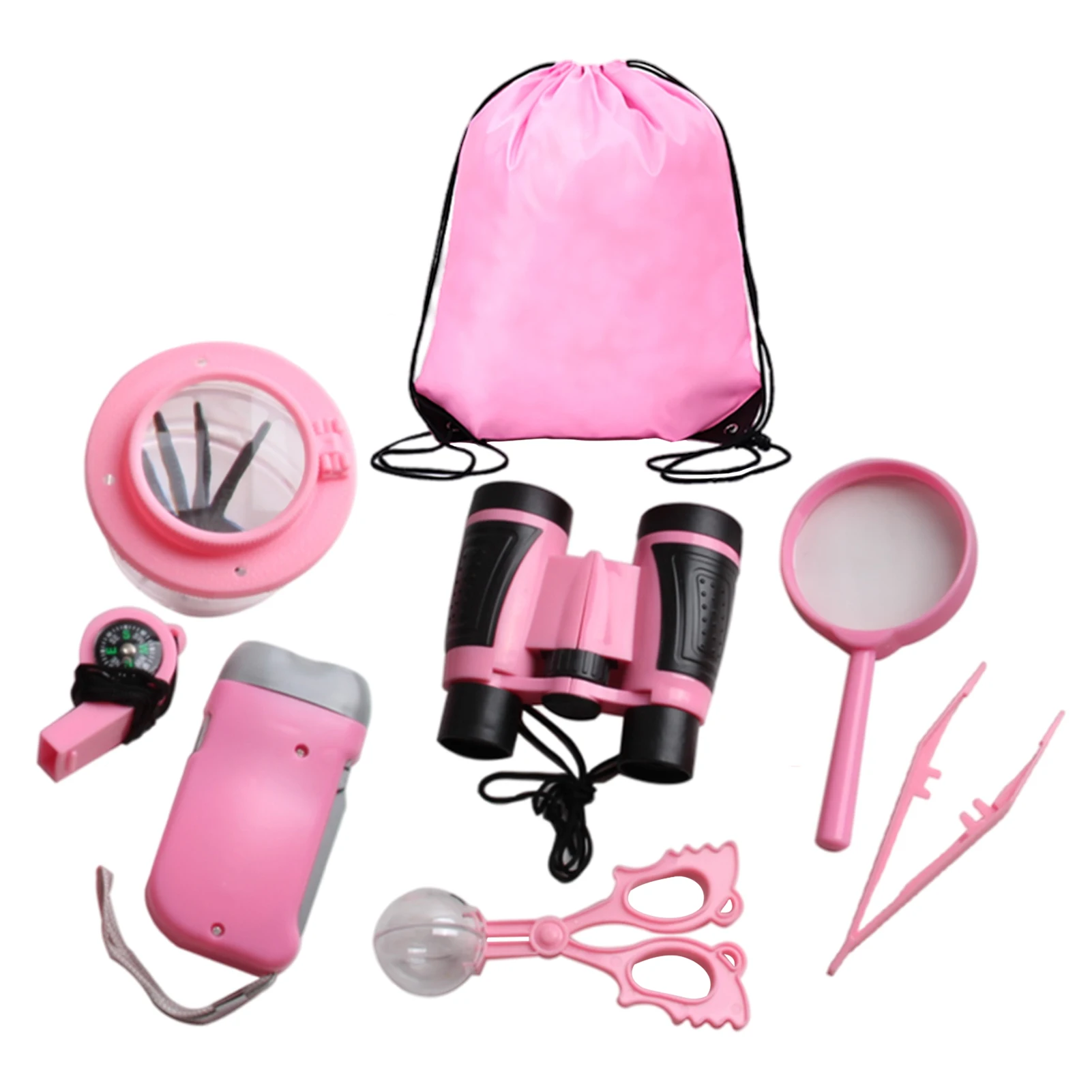 Bugs Catcher Kit For Kids Educational STEM Exploration Set With Binoculars Whistle Flashlight Adventure Pack For 3 Years Old Chi 6