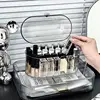 20 Slots Lipstick Holder Display Case With Lid Lipstick Organizer Storage with Dust Lid Clear Acrylic Cosmetic Makeup Organizers 1
