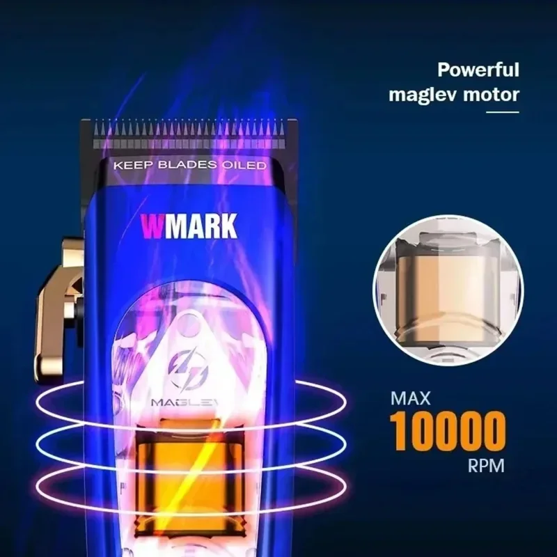 WMARK NG-9004 Maglev Motor 10000 RPM Professional Hair Clipper for