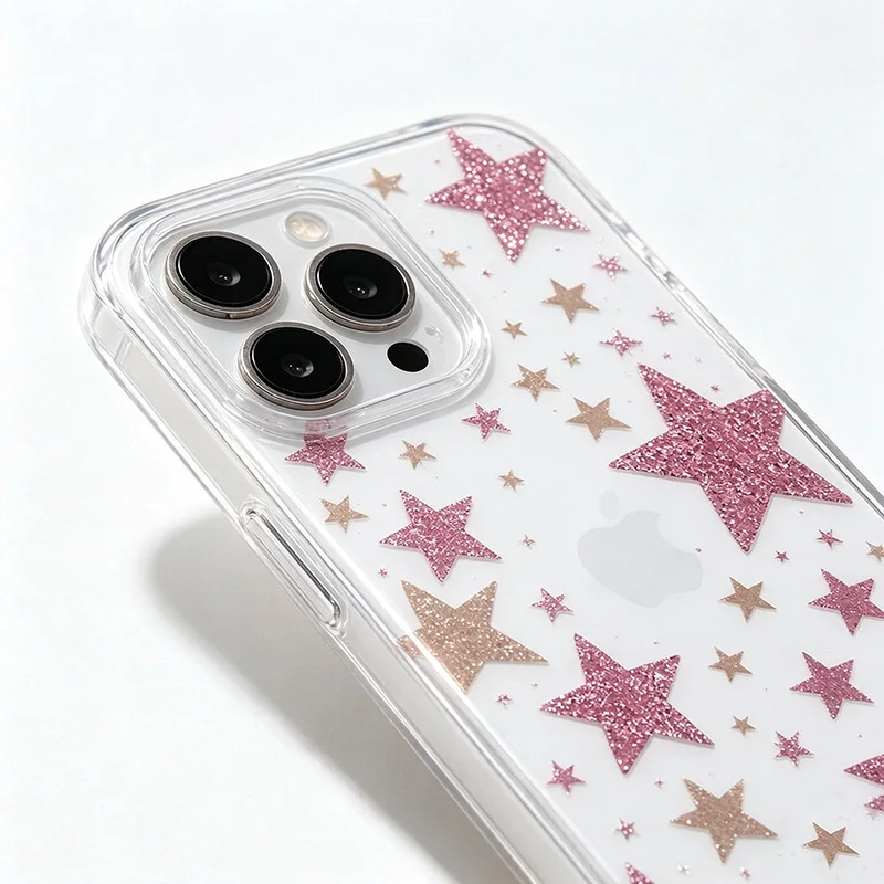 Chic Pentagram Print Phone Case