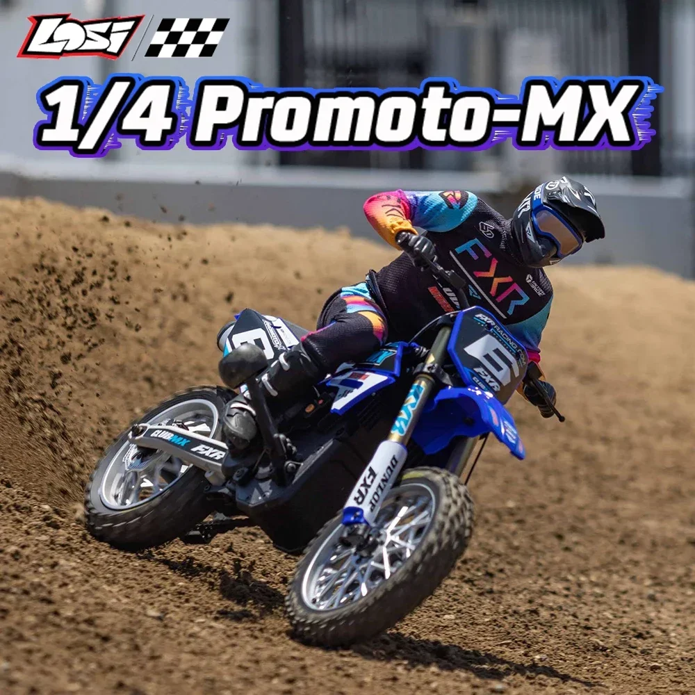 Losi1/4スケール モデル名: Promoto RC Losi Promoto-MX 1/4 Scale RC Motorcycle - Ready-to-Run With