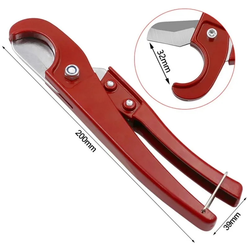 PVC Pipe Cutter Alloy Steel Blades Cuts Up To 1-1/4" Plastic Hoses and Pipes Suitable for Home Working or Plumbing Cutter Tool 5