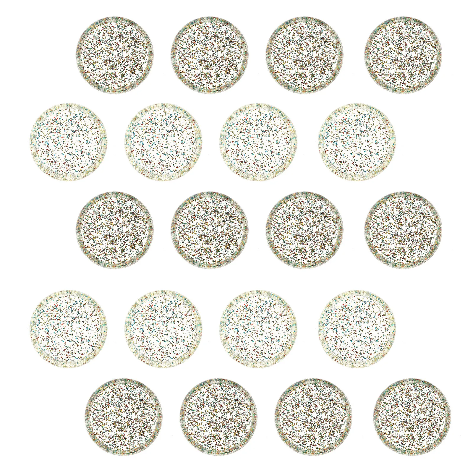 30Pcs 루스 리프 바인더 디스크 플라스틱 확장 장식 플래너 디스크 노트북 바인딩 용품 사무실 학교 DIY 액세서리