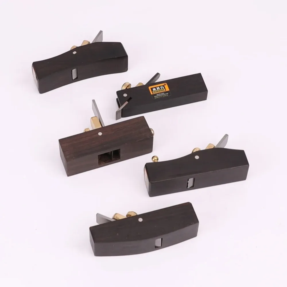 Woodworking Hand Tools Wood Trimming Tool Mini Woodworking Planer Knife Trimming Tool European-style Chamfering Hand Planes Carpenter Ebony High-carbon Steel Wood Planer