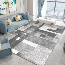 

Nordic Geometric Area Rug For Living Room Carpet Large Mat Bedroom Coffee Table Bedside Abstract Non-slip Flannel Bathroom Kids