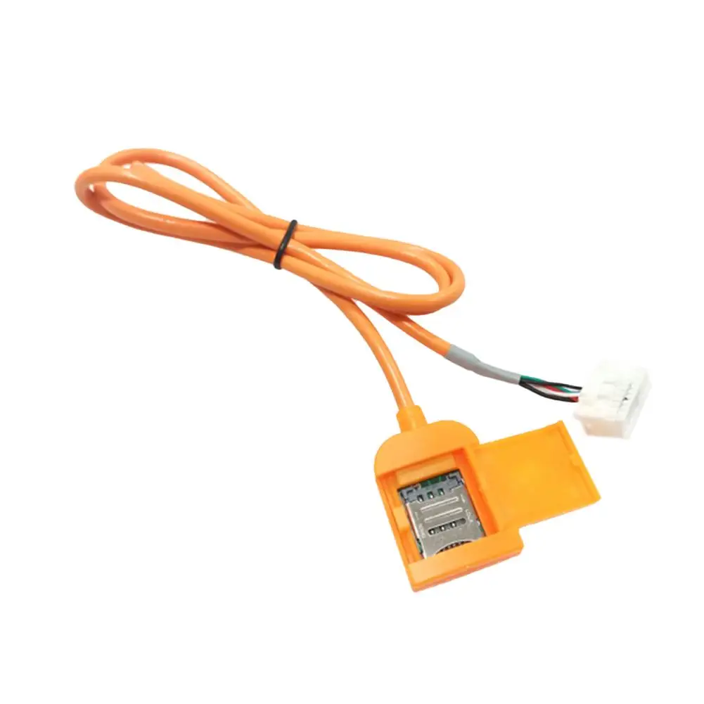 2PCS Sim Card Slot Adapter For Android Radio Multimedia Gps 4G 20pin Cable Connector Car Accsesories Wires Replancement Part car wire cable adapter,sim card slot adapter