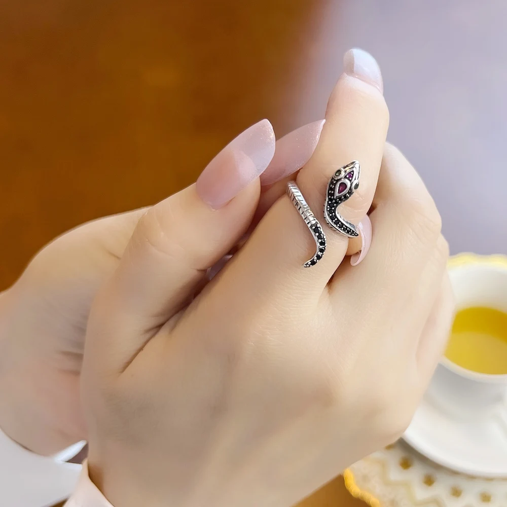 925 Sterling Silver Ring Snake | Jewelry 925 Snake Rings
