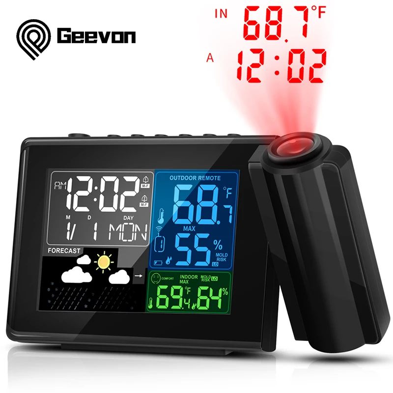 GeevonWeatherStationWirelessOutdoorThermometerWeatherForecast