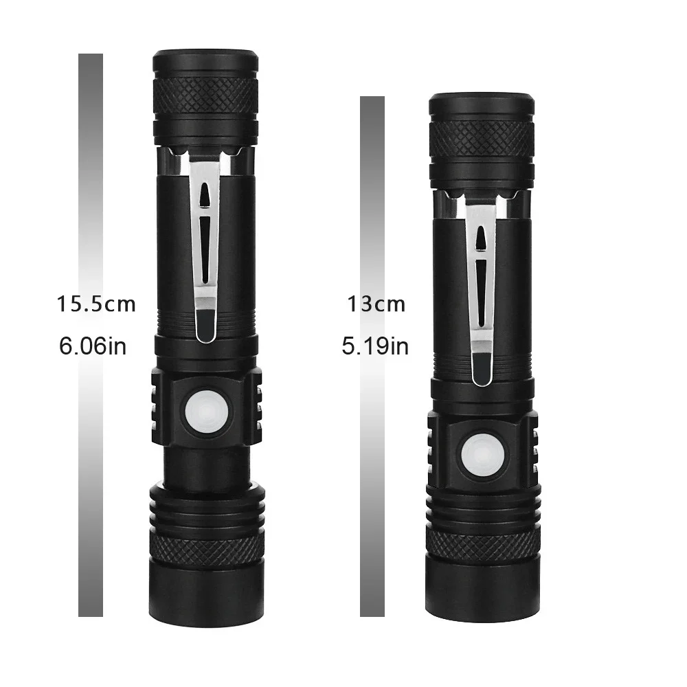 รูปสินค้า ไฟฉายชาร์จ USB ส่องสว่างกลางแจ้ง