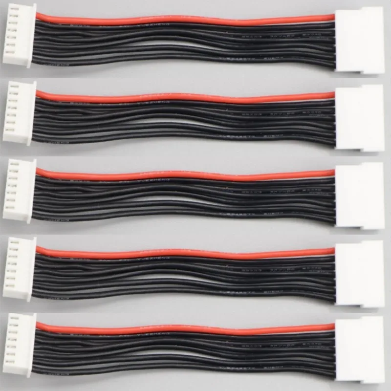 Lot de 5 câbles extension batterie LiPo 6S 10cm JST-XH pour drone RC