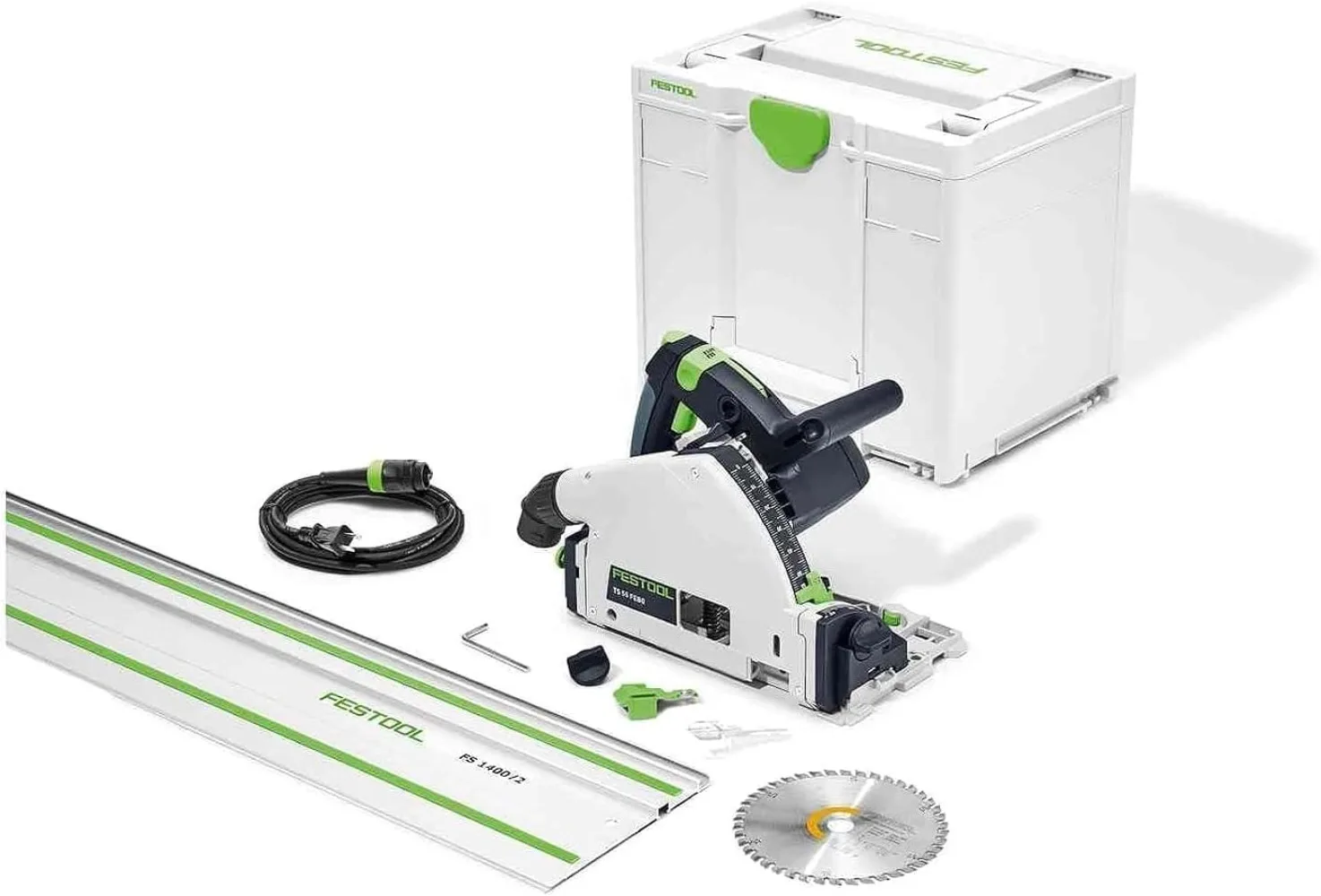 Plunge Cut Track Saw TS 55 FEQ-F Plus FS 55" Guide Rail