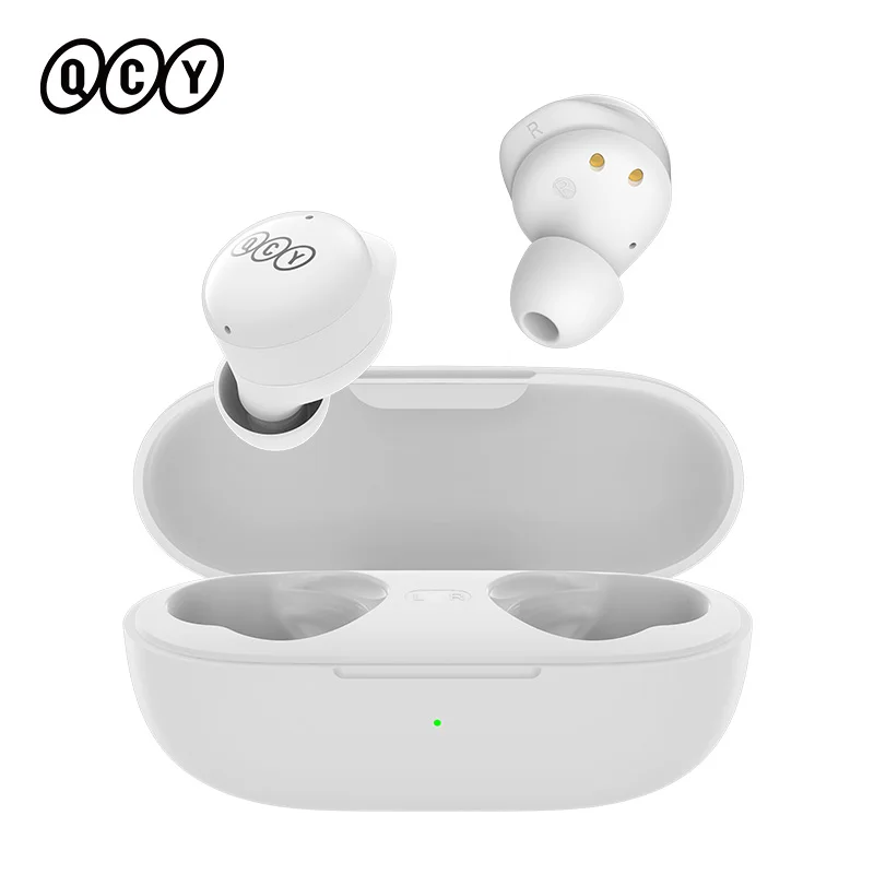 Bluetooth Earbuds QCY T17 True Wireless HIFI Headphone Touch Control Low Latency Mode ENC Long Standby 26H