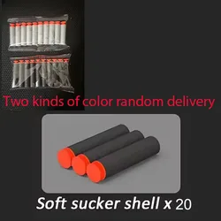 Mini Soft Bullet Blaster Toy Gun for Kids - Outdoor Foam Blaster Pistol (20Pcs soft bullets)