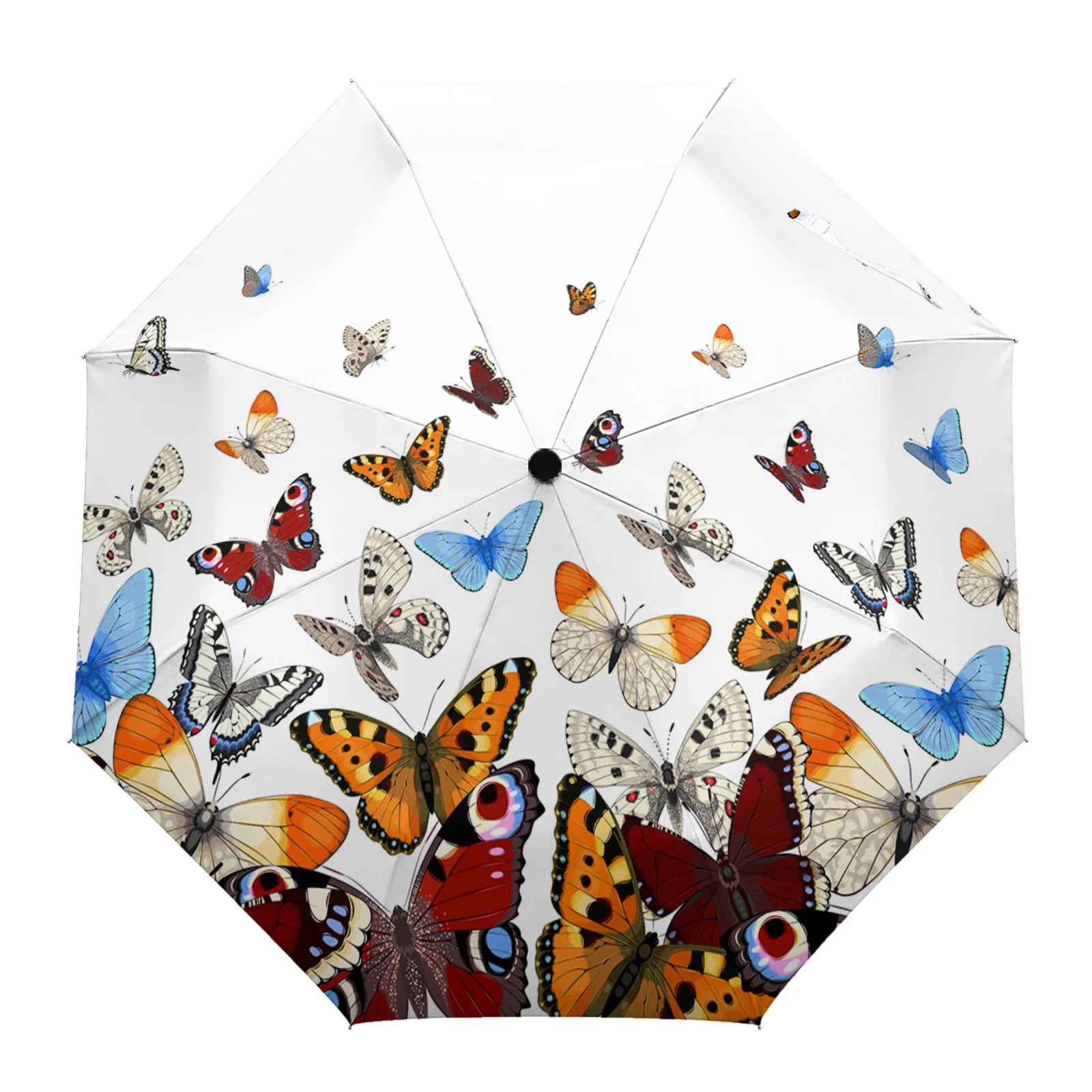 

Пасторальный градиентный автоматический зонт-бабочка складной зонт Портативный Зонтик ветрозащитные зонтики