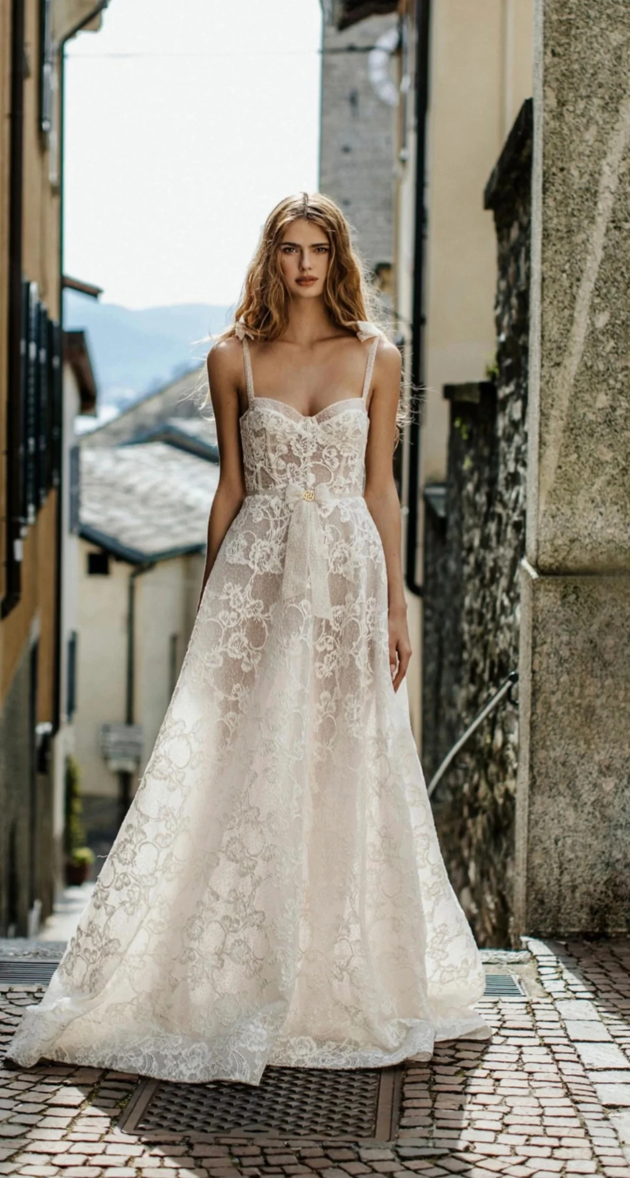 

Lace Wedding Dress A line Vestido De Noiva 2024 Modernos Longo Vestidos Largos Mujer Long Hochzeitskleider Novias Brautkleider