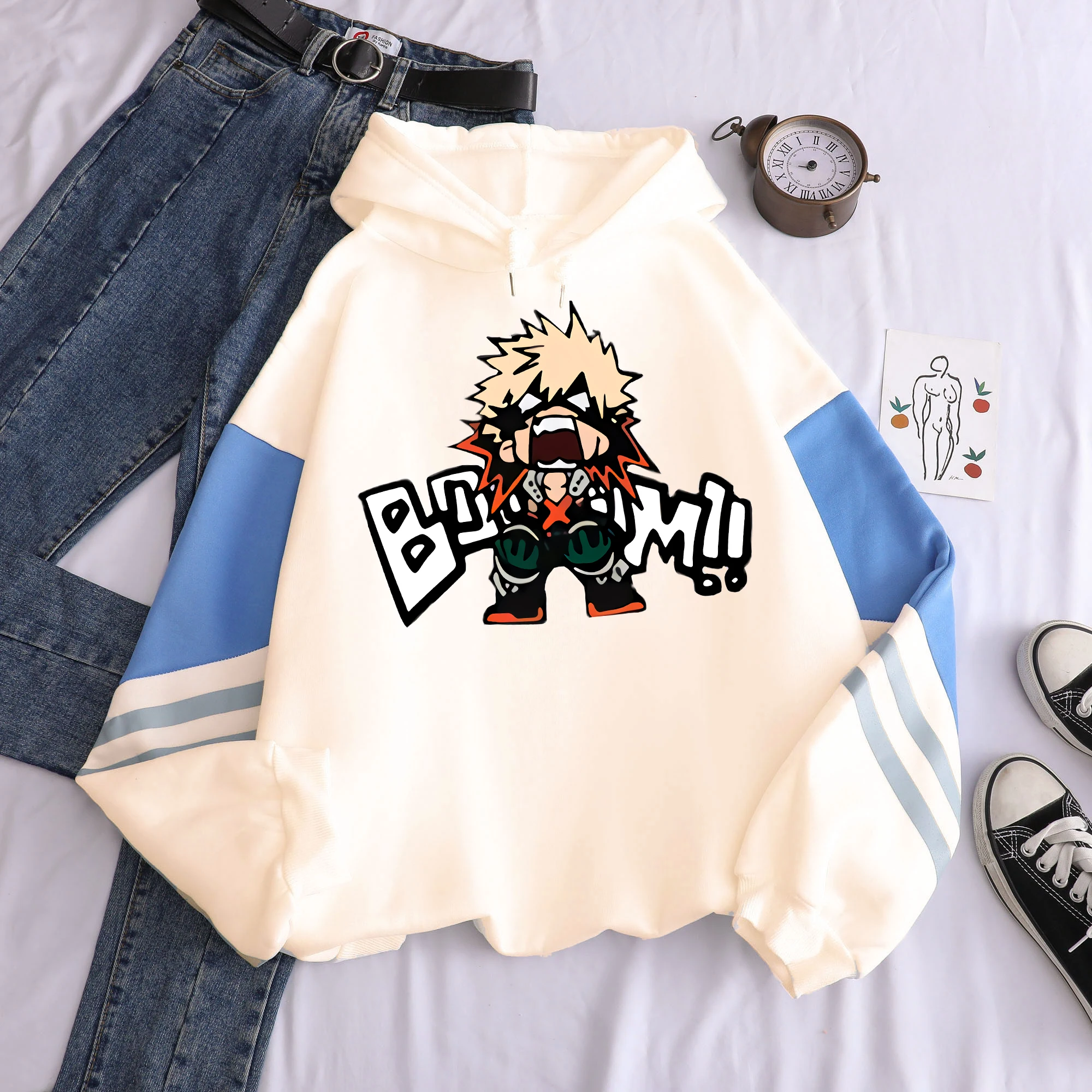 Academia Sudaderas Sudaderas Boku No Hero Buzo Bakugo Buzo Boku No