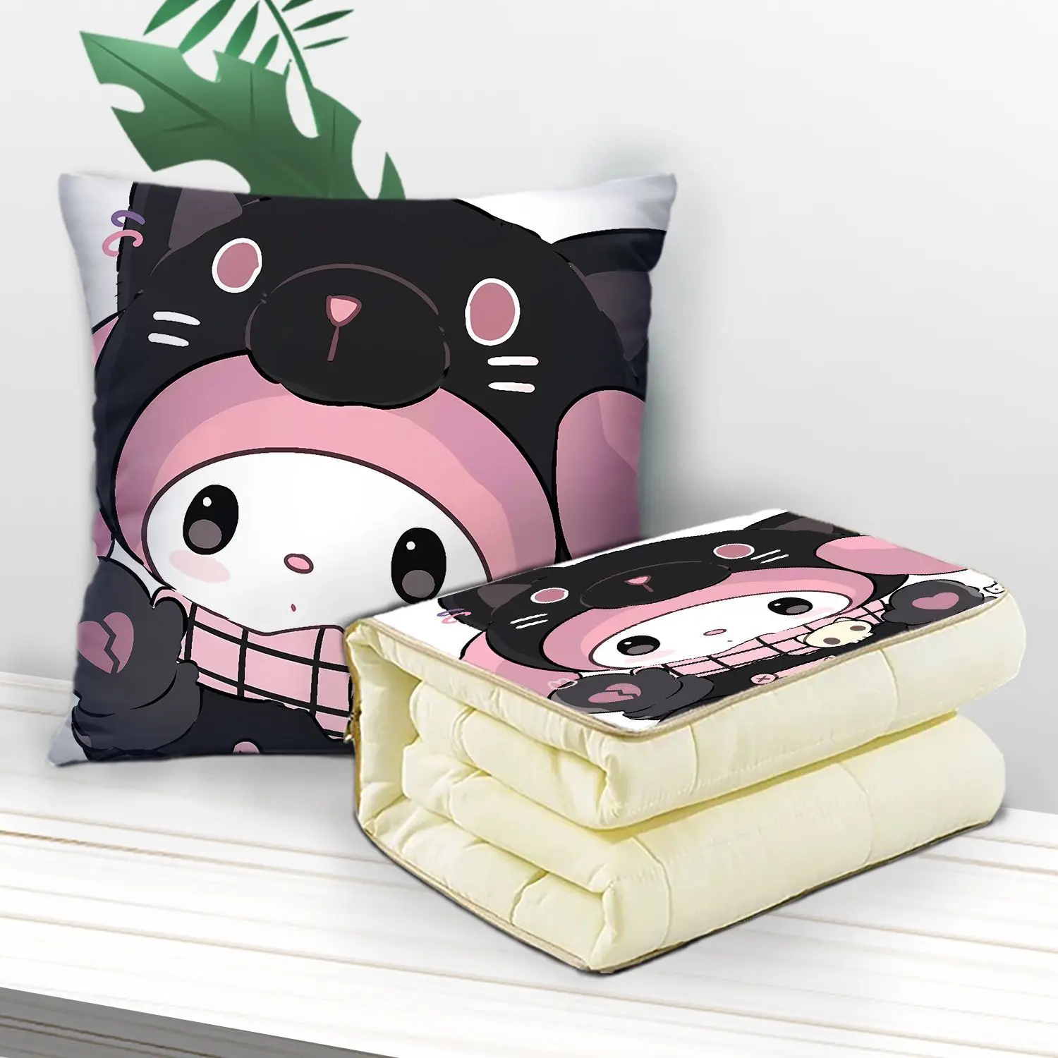 thumbnail image 1 of Nueva colcha de almohada de dibujos animados de Sanrio para la oficina, la pausa del almuerzo, el uso en el automóvil, colcha de almohada 2 en 1, colcha multifuncional para aire acondicionado, 1 of 5