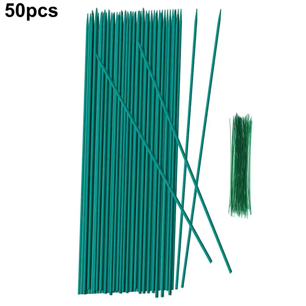 

Practical Plant Support Pole Simple Installation Non-fading Eco-friendly Plant Grow Stake Yard Accessory
