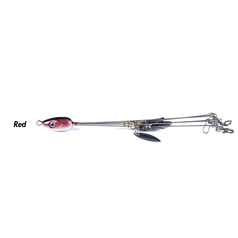 Alabama Umbrella Fishing Lure Rig Fishing Group Lure Attack Spinner  Swimming Bait Jig Head Snap Swivel Wicker Blade Multiway