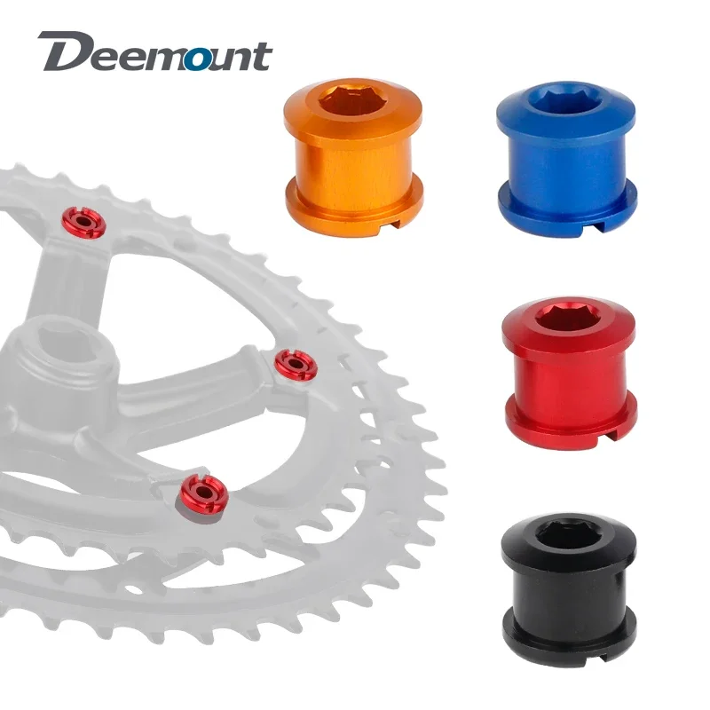 

5 шт., Алюминиевые гайки для велосипедных колес OD 10 мм, один двойной коленчатый набор, крепежные аксессуары для велосипедные болты