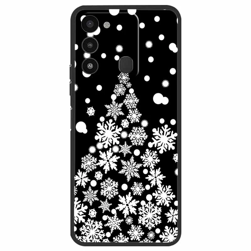 Holiday Edition Silicone Soft TPU Phone Cover - Festive Design Case