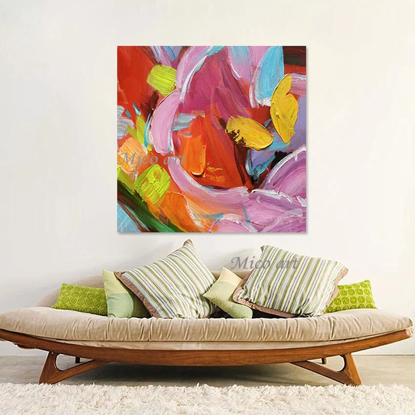 

Art Crafts Abstract Acrylic Texture Canvas Painting No Framed Large Contemporary Kitchen Wall Decor Coloring Pictures Artwork