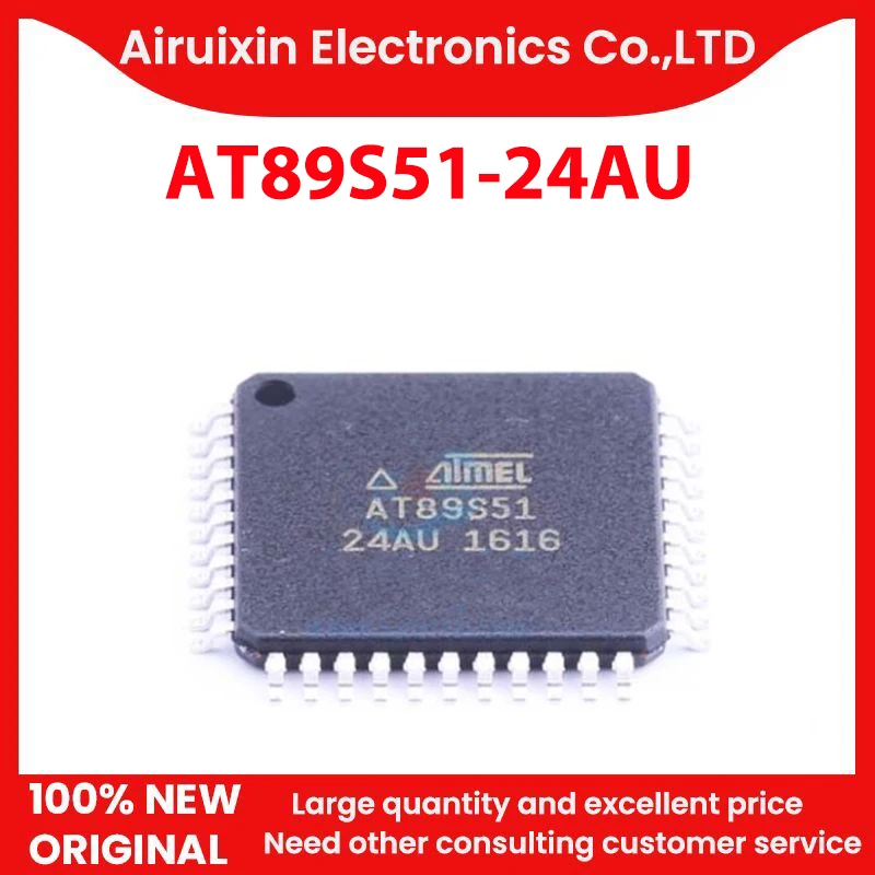 

100% New and Original AT89S51-24AU TQFP44 1PCS/LOT