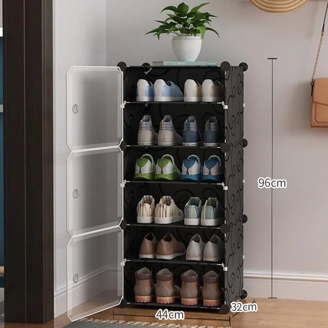 Simple Modular Organizer Shoe Rack Space Headboards Cube Shoe Lounge  Cabinet Dustproof Large DIY Mats Boots Zapateras Furniture - AliExpress