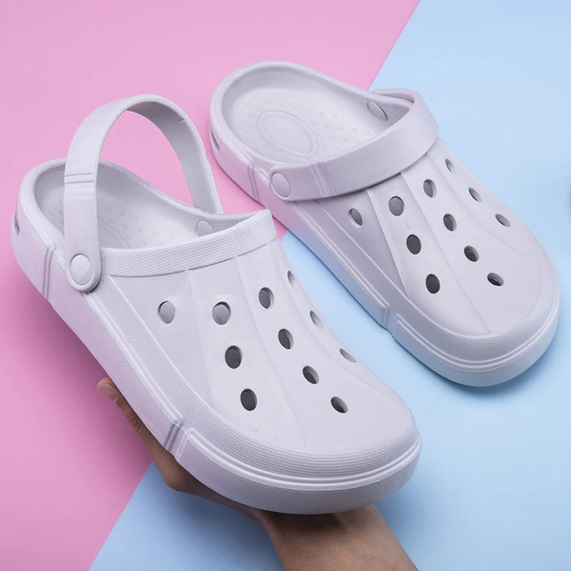 Summer Mens Sandals Outdoor Hollow Slides Dress Men Beach Sandals Slides Slippers Designer Roman Platform Non-slip Slippers