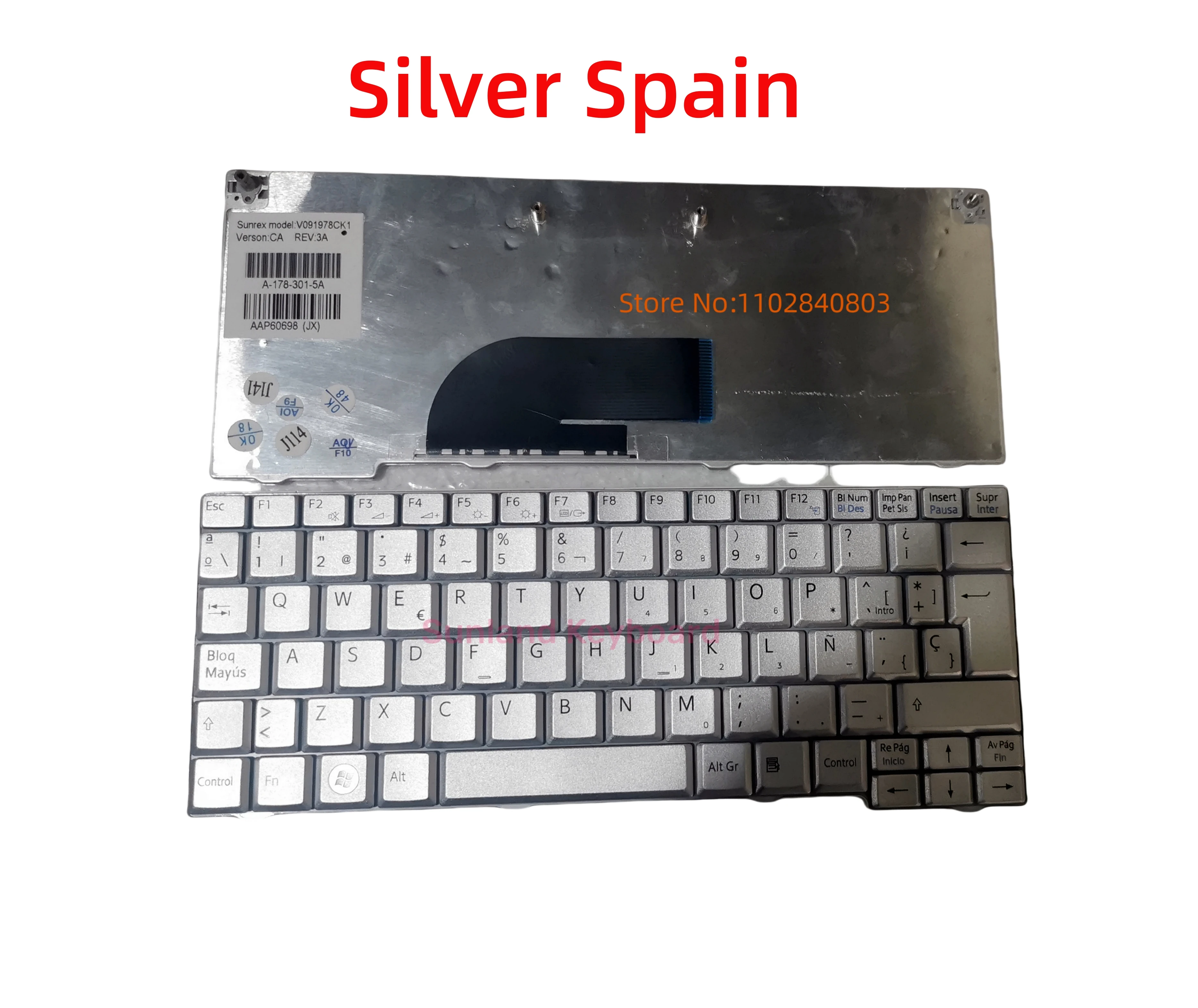 For SONY VPC-M VPC-M12 M12 M128 PCG-21313M 21313L PCG-21311T Laptop Keyboard Teclado