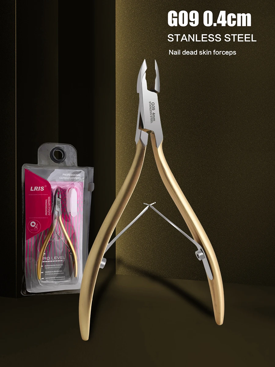 Description Picture 2 of itemGold Dead Skin Scissors Nail Salon Special Exfoliating Dead Skin Pliers Stainless Steel Nail Clipper Barb Scissors