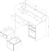 a Computer Desk with Hutch 3