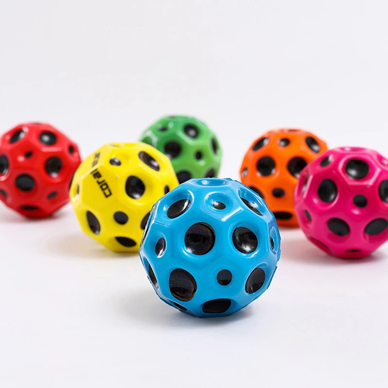 Gravity Ball Kids Indoor Outdoor Games Sport Toys PU Anti Gravity Stress Rubber Bounce Ball 66mm Extreme High Bouncing Ball