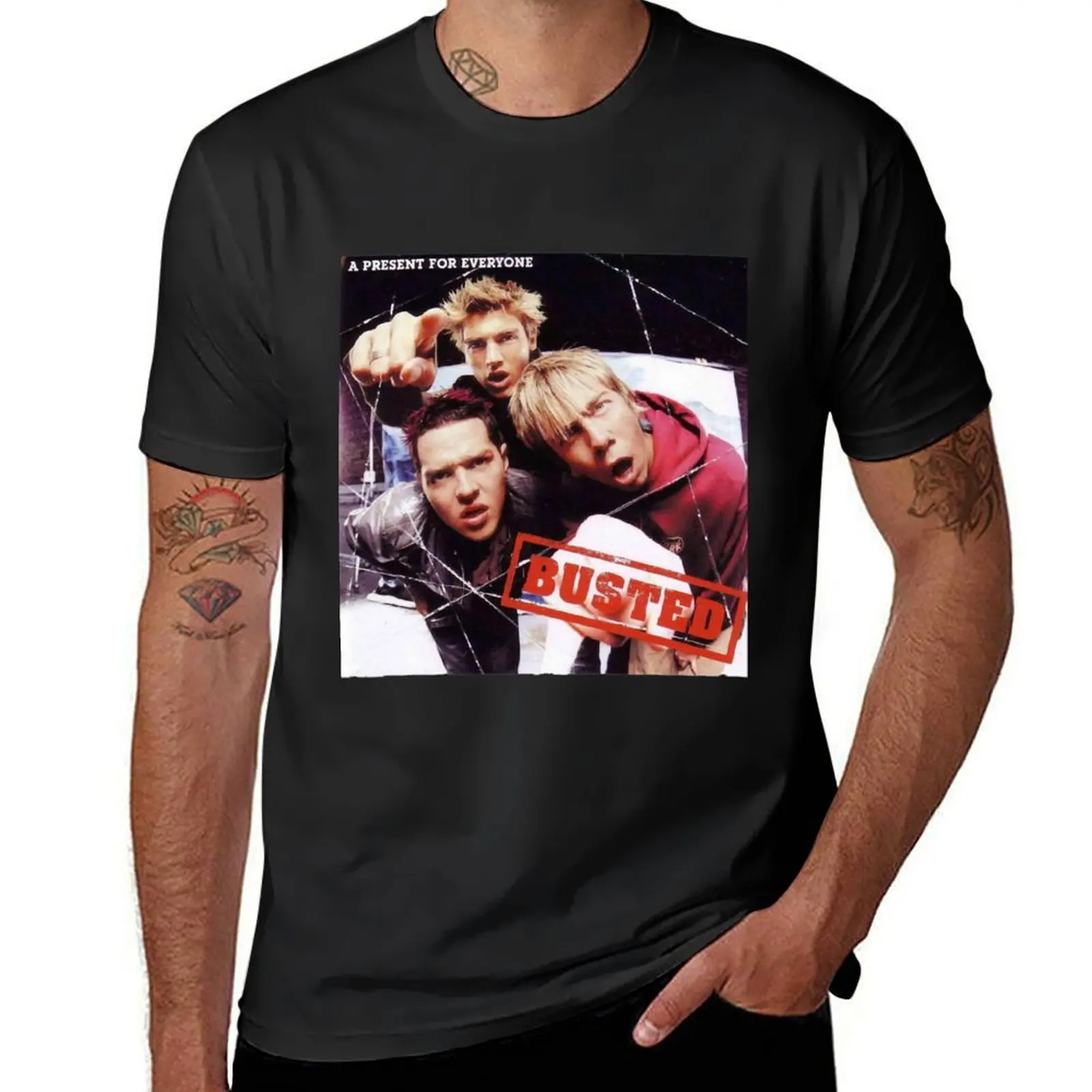 

Busted - A Present For Everyone T-Shirt summer clothes plain funnys mens champion t shirts