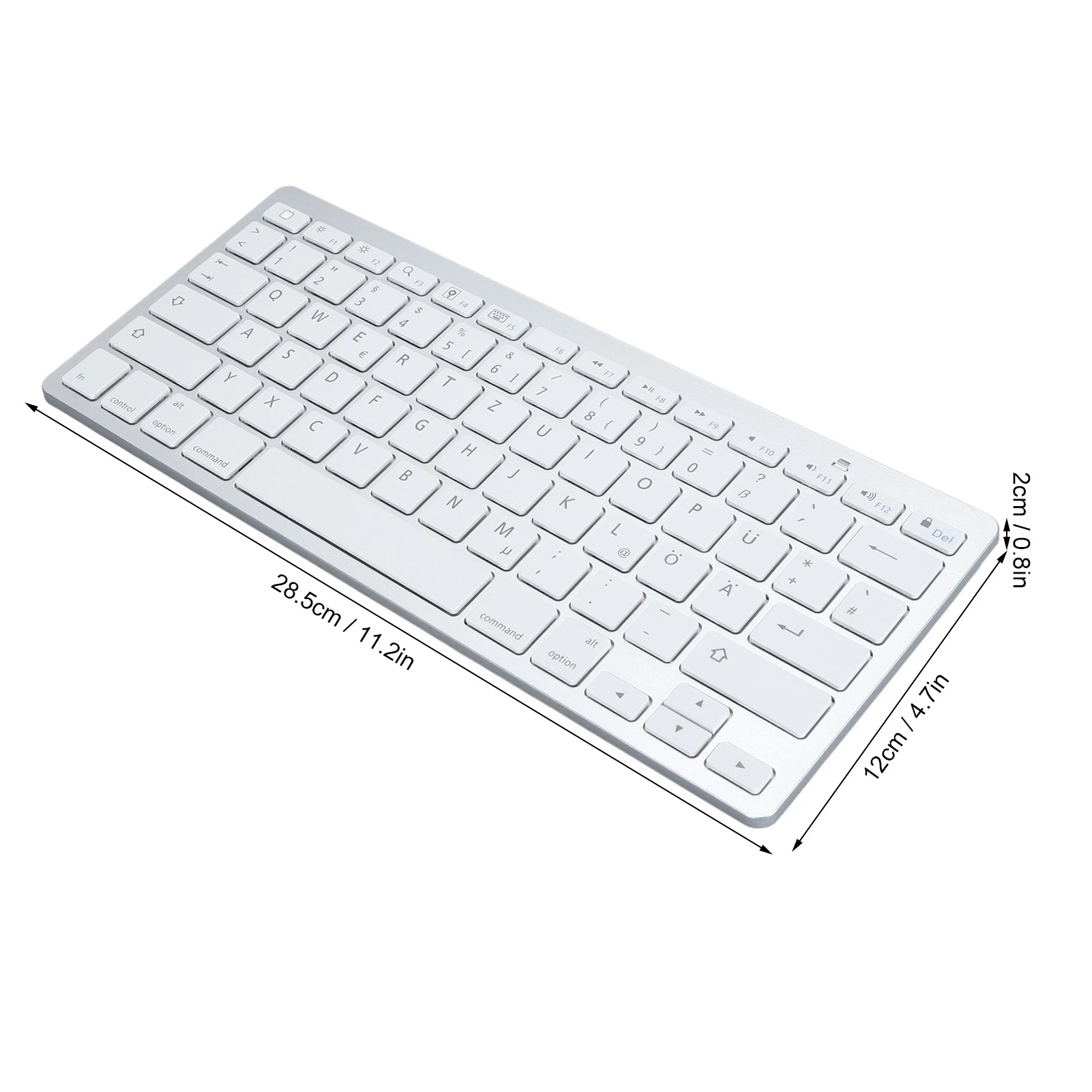 Portable Ultra-Thin Bilingual Wireless Bluetooth Keyboard