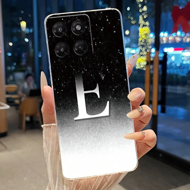 Luxury Elegant Clear Soft Silicon Back Cover Case